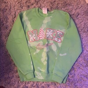 Kids jersees blend Green Holiday Sweatshirt